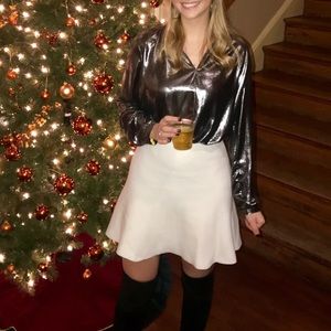 Current Air Los Angeles Metallic Top